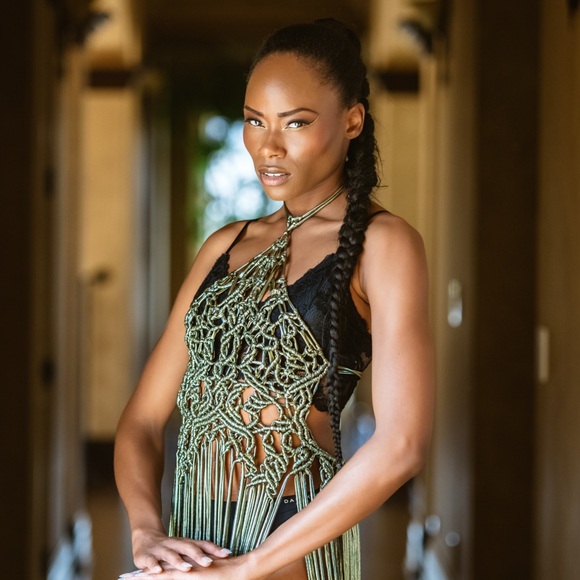 Handmade Macramé Dress - Picture 15 of 17